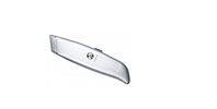Нож Кратон 19 мм, мет корпус, выдвижное трапециевидное лезвие